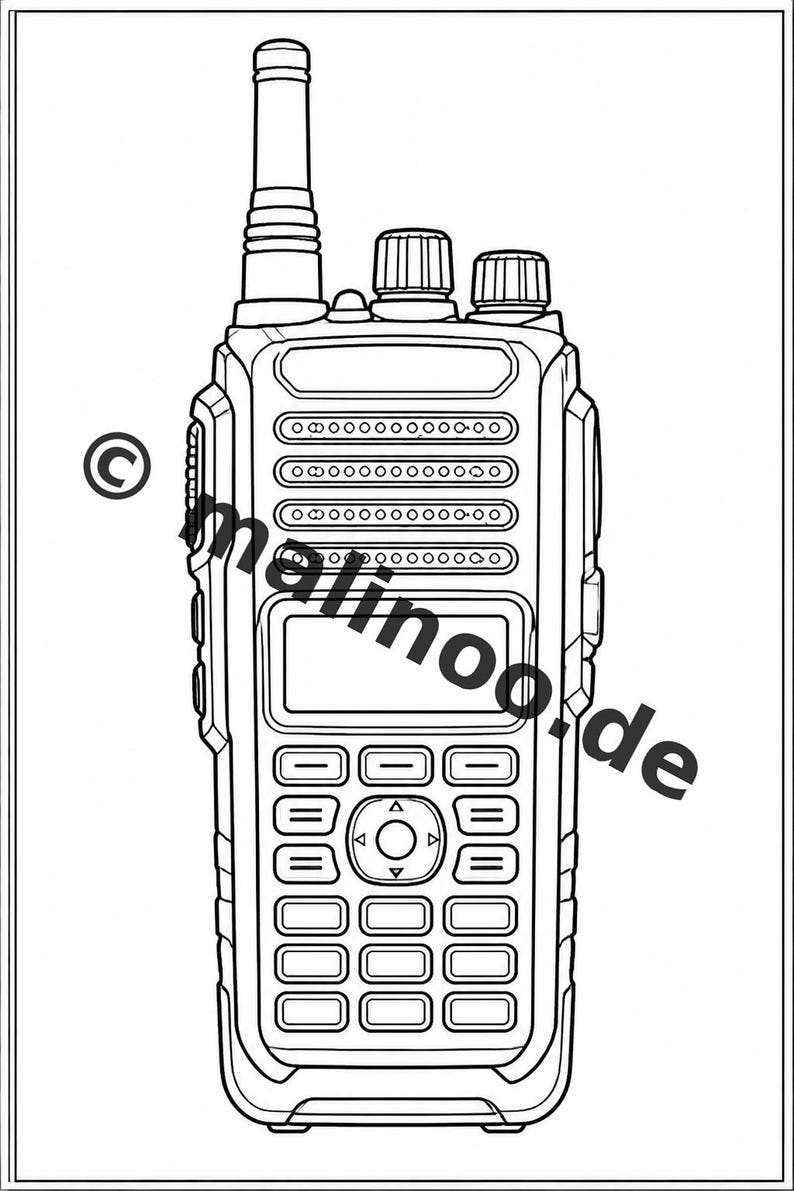 Livre de coloriage Police pour enfants – 50 pages à colorier – Téléchargement PDF E1/B3 (DIN-A4) – Cadeau, activité de voyage, anniversaire, loisirs image 11