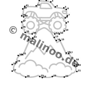 Monster Trucks Aktivitätsbuch Kinder – 100 Rätsel- & Aktivitätsseiten – gebunden oder lose, Edition 02 (DIN-A4) – Geschenk, Beschäftigung imagem 18