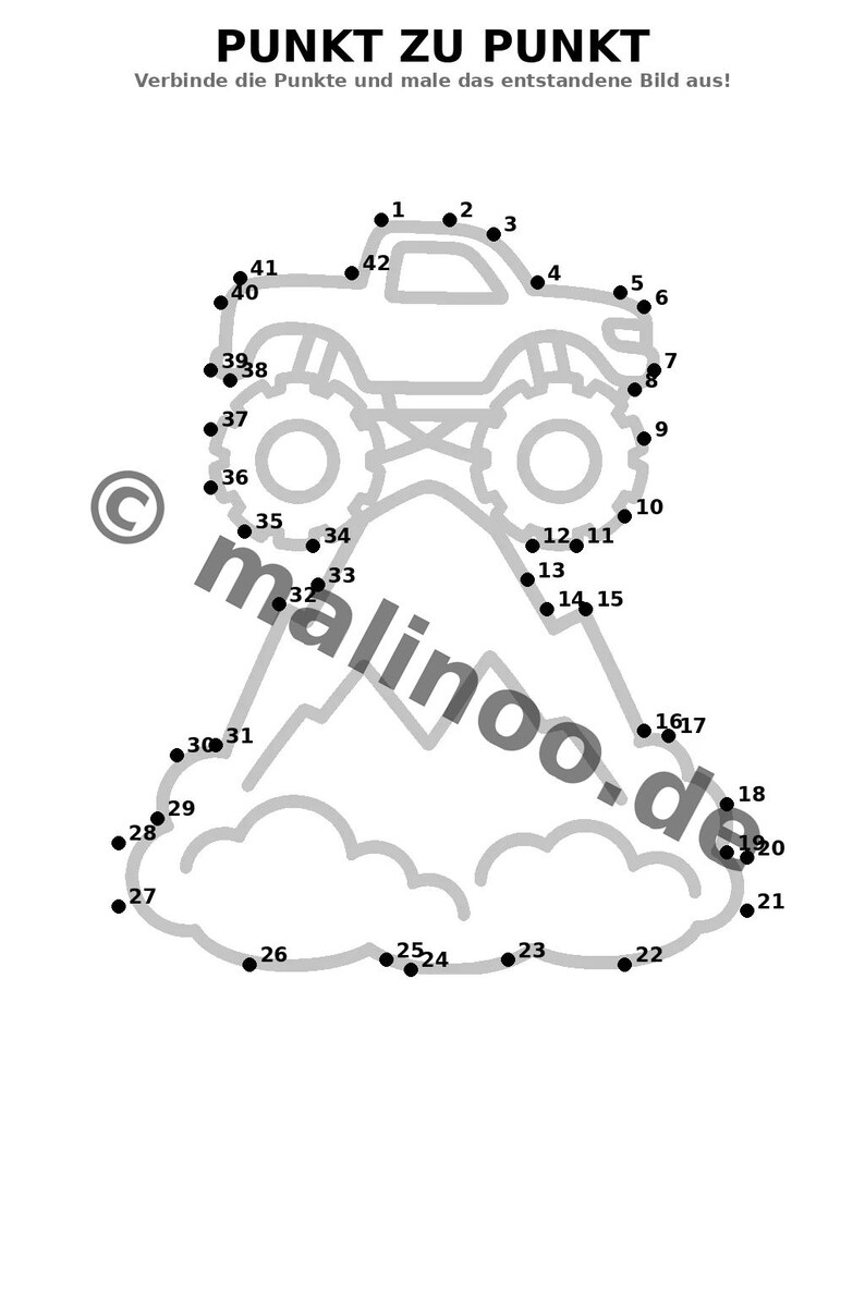 Monster Trucks Aktivitätsbuch Kinder – 100 Rätsel- & Aktivitätsseiten – gebunden oder lose, Edition 02 (DIN-A4) – Geschenk, Beschäftigung imagem 18