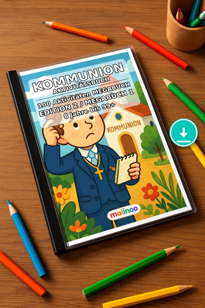100 puzzli komunijnych dla dzieci w wieku od 8 lat – pomysł na prezent dla wnuków i chrześniaków – arkusze puzzli do druku (PDF) E1 zdjęcie 1