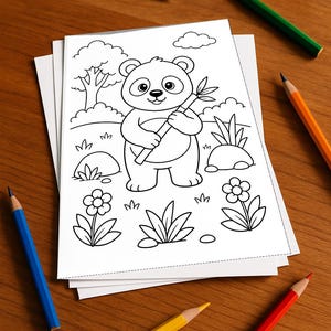 Panda's Aktivitätsbuch gedruckt, ungebunden – 100 Rätsel- und Aktivitätsseiten für Kinder – MEGABUCH 01 Edition 1 (DIN-A4)