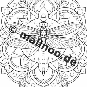 Mandala Kleurboek PDF Download Digitaal – 100 Kleurplaten voor Kinderen – MEGA BOEK 03 Editie 1 (DIN A4) afbeelding 5