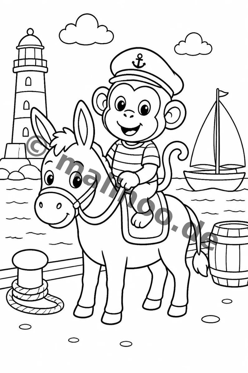 Last-minute gift as an instant download for printing: Monkey puzzle book with 100 puzzle and activity pages (PDF) E1 image 10