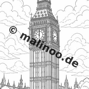 Europa Malbuch Kinder – 20 Ausmalbilder – PDF Download E1/B1 (DIN-A4) – Mitgebsel, Geschenk, Kindergeburtstag, Gastgeschenk Bild 4