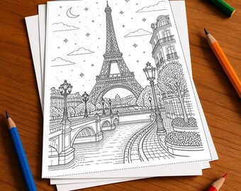 Europa Malbuch Kinder – 100 Ausmalbilder – gedruckt+lose E1/B3 (DIN-A4) – Geschenk, Beschäftigung, Adventskalender, Geburtstag