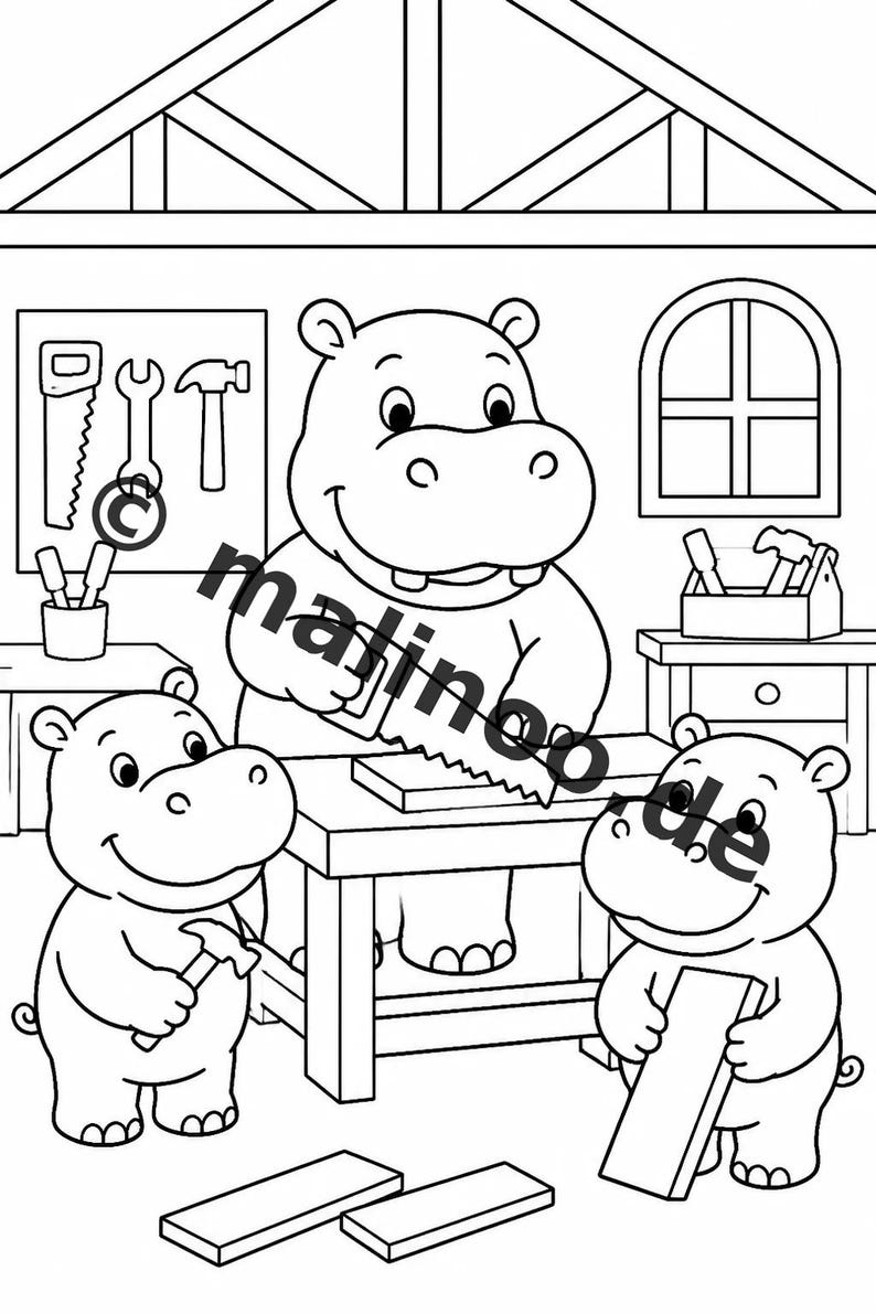 100 Hippo Puzzles for Ages 8 and Up – Birthday Gift for Children – Activity Book as PDF E1 image 8