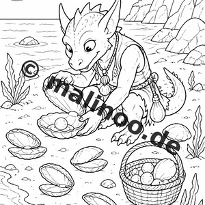 Livro de colorir Goblins para crianças – 100 páginas para colorir – Download em PDF E1/B3 (DIN-A4) – Presente, atividade, calendário do Advento, aniversário imagem 11