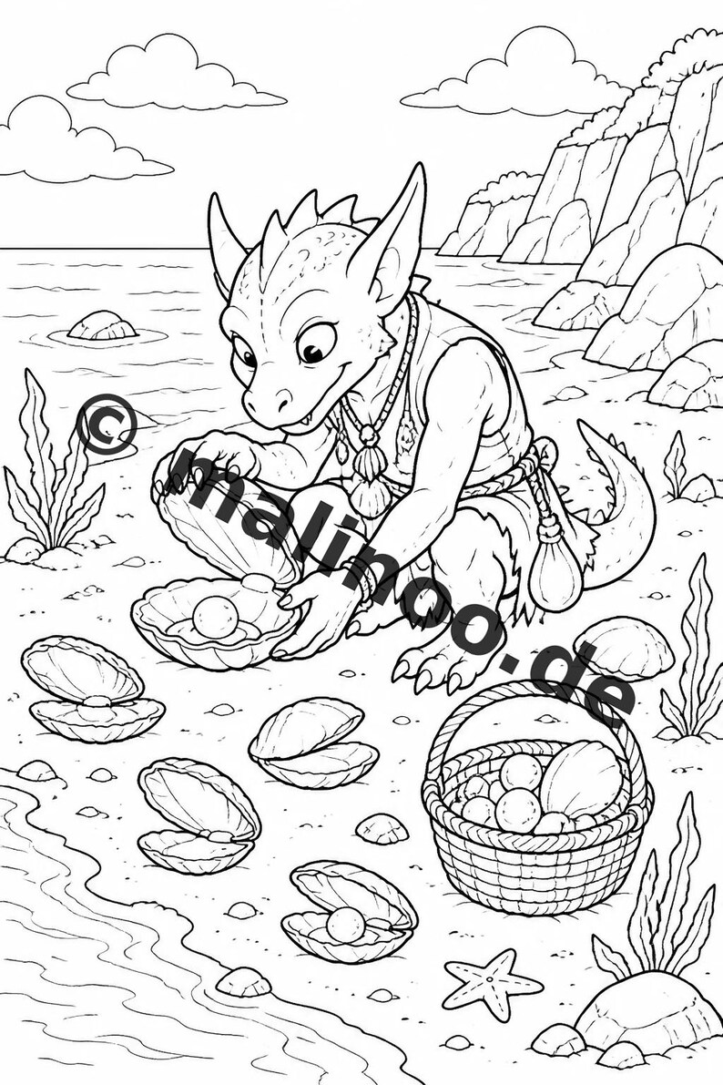 Livro de colorir Goblins para crianças – 100 páginas para colorir – Download em PDF E1/B3 (DIN-A4) – Presente, atividade, calendário do Advento, aniversário imagem 11