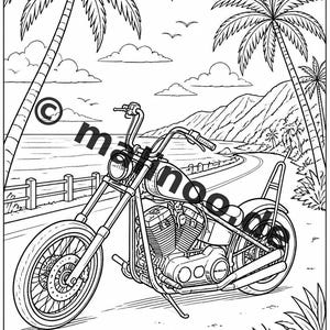 Motorcycle Activity Book for Children – 100 Puzzle and Activity Pages – Printed + Loose E1/B1 (DIN A4) – Gift, Activity image 6