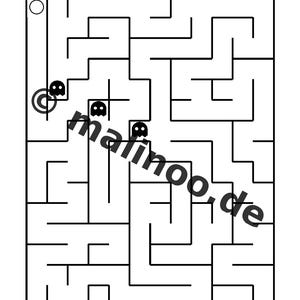Meerjungfrauen Aktivitätsbuch Kinder – 100 Rätsel- und Aktivitätsseiten – gedruckt+lose E1/B1 (DIN-A4) – Geschenk, Beschäftigung Bild 4