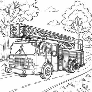 Fire Coloring Book for Ages 8 and Up – 100 Pictures to Color – Gift Idea for Children Ages 8 and Up (DIN A4) E1 image 13