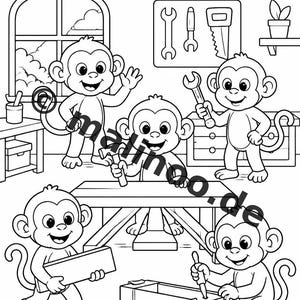 Donkey Activity Book for Children – 100 Puzzle and Activity Pages – Printed + Loose E1/B1 (DIN-A4) – Gift, Activity, Advent Calendar image 8