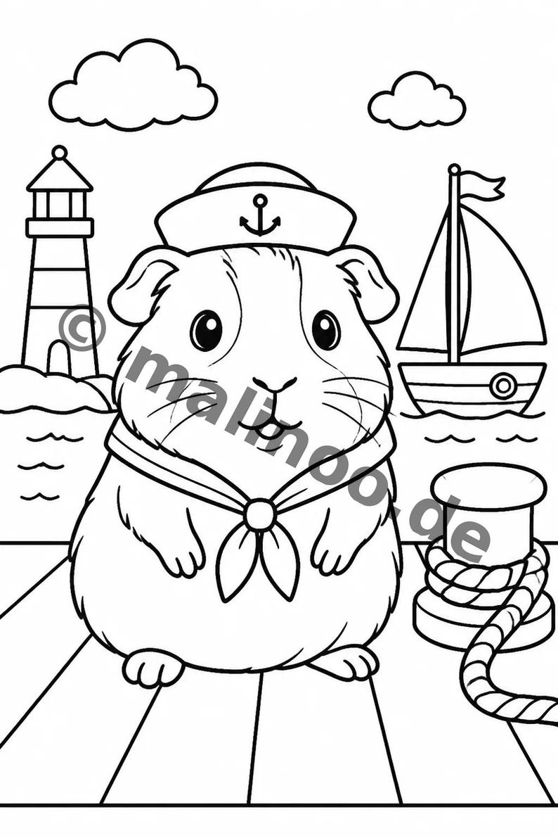 Guinea Pig Activity Book for Children – 100 Puzzle & Activity Pages – Bound or Loose, Edition 02 (DIN A4) – Gift, Activity image 16