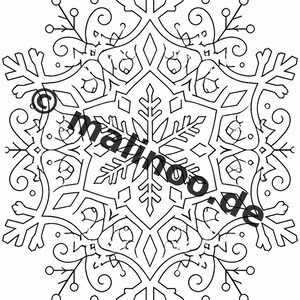 Libro para colorear de mandalas para niños – 20 páginas para colorear – Descarga en PDF E1/B1 (DIN-A4) – Recuerdo de fiesta, regalo, cumpleaños infantil, recuerdo de fiesta imagen 17