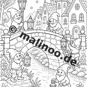 Present till små älvfantaster: Kreativ målarbok med älvor och 100 målarbilder (PDF) E2 bild 7