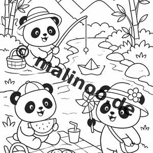Panda's Aktivitätsbuch Kinder – 100 Rätsel- und Aktivitätsseiten – gedruckt+lose E1/B1 (DIN-A4) – Geschenk, Beschäftigung, Adventskalender Bild 5