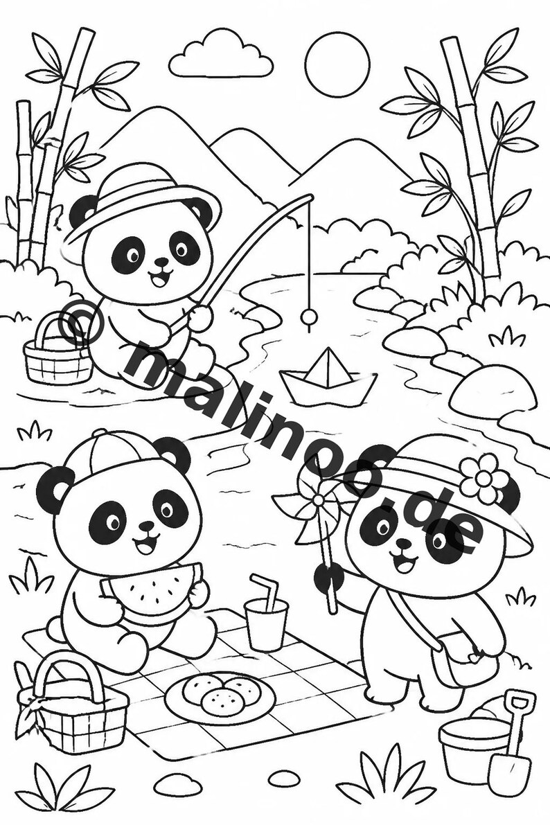 Panda's Aktivitätsbuch Kinder – 100 Rätsel- und Aktivitätsseiten – gedruckt+lose E1/B1 (DIN-A4) – Geschenk, Beschäftigung, Adventskalender Bild 5