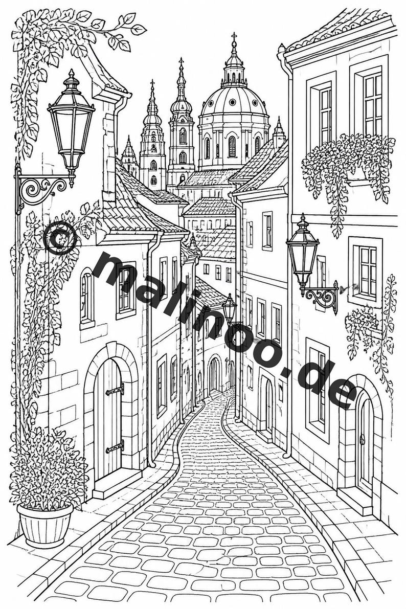 Europa Malbuch PDF Download digital – 20 Ausmalbilder für Kinder – Buch 01 Edition 1 (DIN-A4) Bild 18