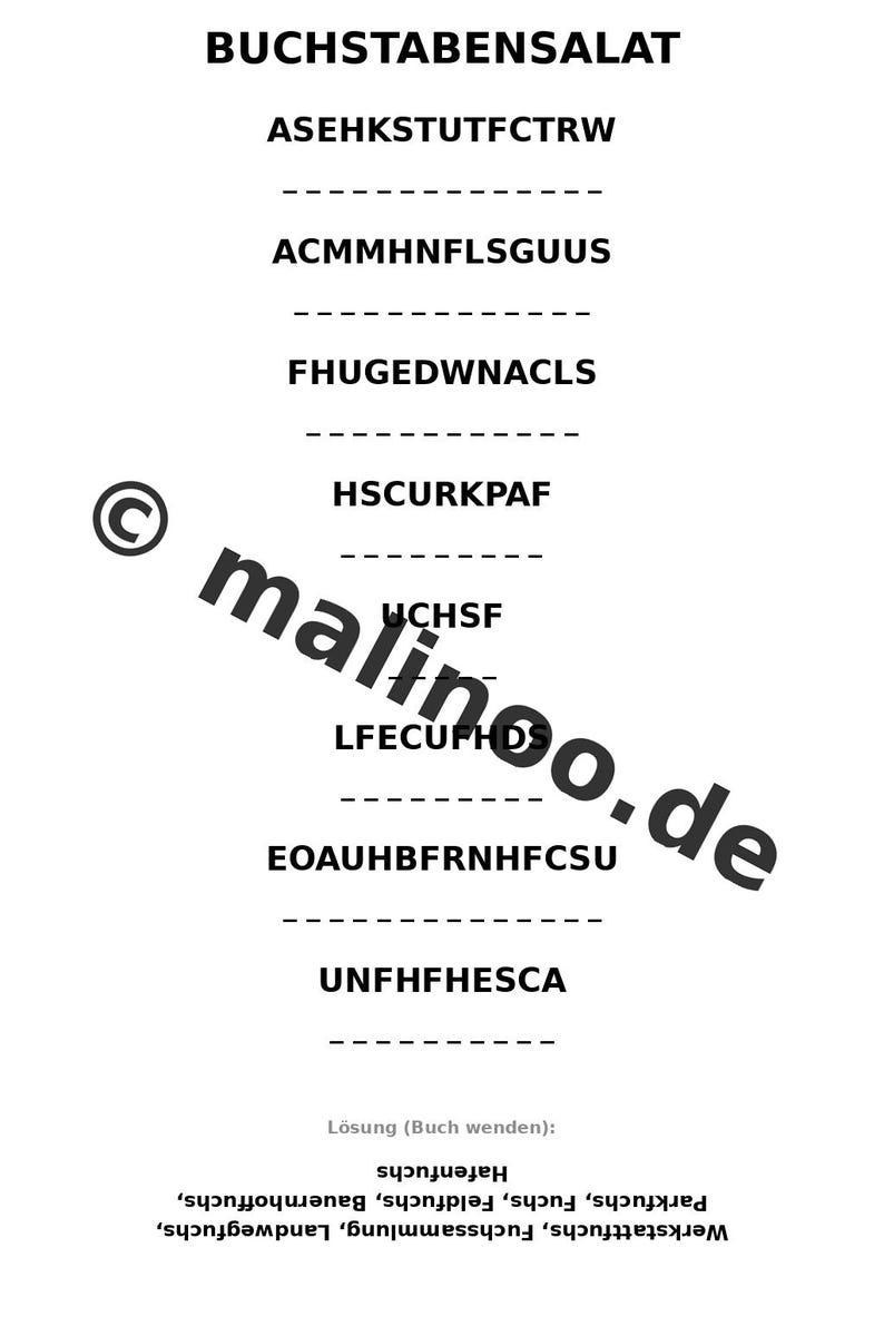 Livre d'activités sur le thème des renards pour enfants – 100 pages de jeux et d'activités – Imprimé + feuilles détachables format E1/B1 (DIN A4) – Cadeau, activité, calendrier de l'Avent image 10