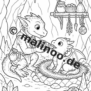 Kobolde Malbuch PDF Download digital – 100 Ausmalbilder für Kinder – MEGABUCH 01 Edition 1 (DIN-A4) image 10