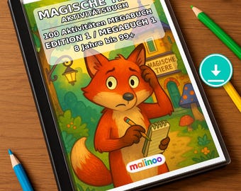 100 Magical Animals Puzzles for Ages 8 and Up – Activities to Beat Boredom on Rainy Days – Printable Puzzle Book (PDF) E1