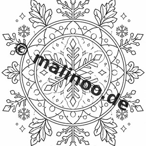 Mandala Coloring Book PDF Download Digital – 20 Coloring Pages for Children – Book 03 Edition 1 (DIN-A4) image 17