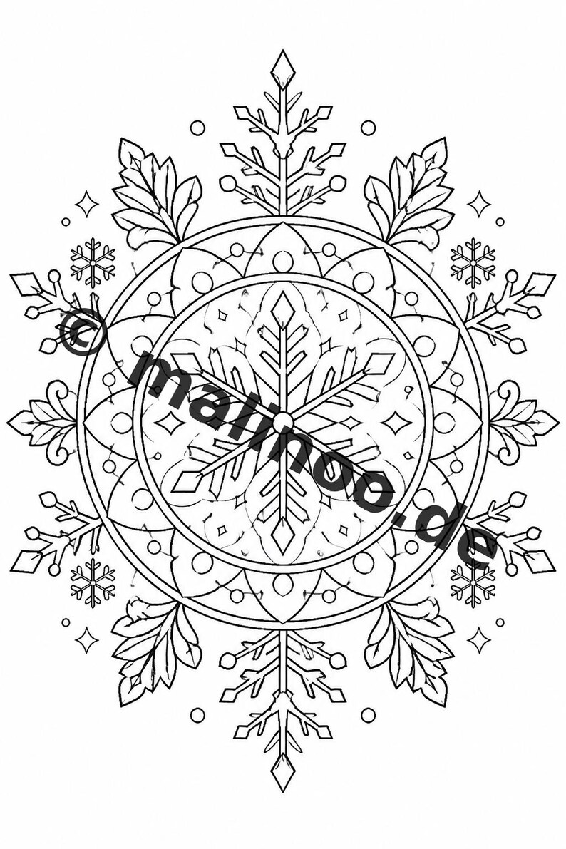 Mandala Coloring Book PDF Download Digital – 20 Coloring Pages for Children – Book 03 Edition 1 (DIN-A4) image 17