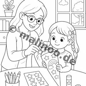 My First Day of School Puzzle Book for Children – for all children who love My First Day of School – 100 puzzle and activity pages (PDF) E1 image 6