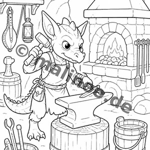 Kobolde kreatives Malbuch ab 6 Jahren – 100 Bilder zum Ausmalen – Geschenkidee für Enkelkinder und Patenkinder (DIN-A4) E3 immagine 5