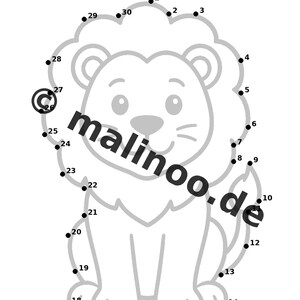 Safari Animals Activity Book for Children – 100 Puzzle and Activity Pages – PDF Download E1/B1 (DIN-A4) – Gift, Activity image 11