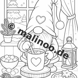 Wichtel Malbuch PDF Download digital – 100 Ausmalbilder für Kinder – MEGABUCH 01 Edition 1 (DIN-A4) image 10
