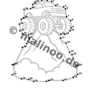 Monster Trucks Activity Book for Children – 100 Puzzle & Activity Pages – Bound or Loose, Edition 03 (DIN A4) – Gift, Activity image 15
