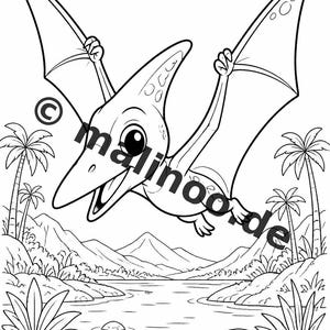 Atividade infantil para mesas de casamento e celebrações familiares: Livro de colorir para imprimir com 100 páginas para colorir de dinossauros bebês (PDF) E4 imagem 12