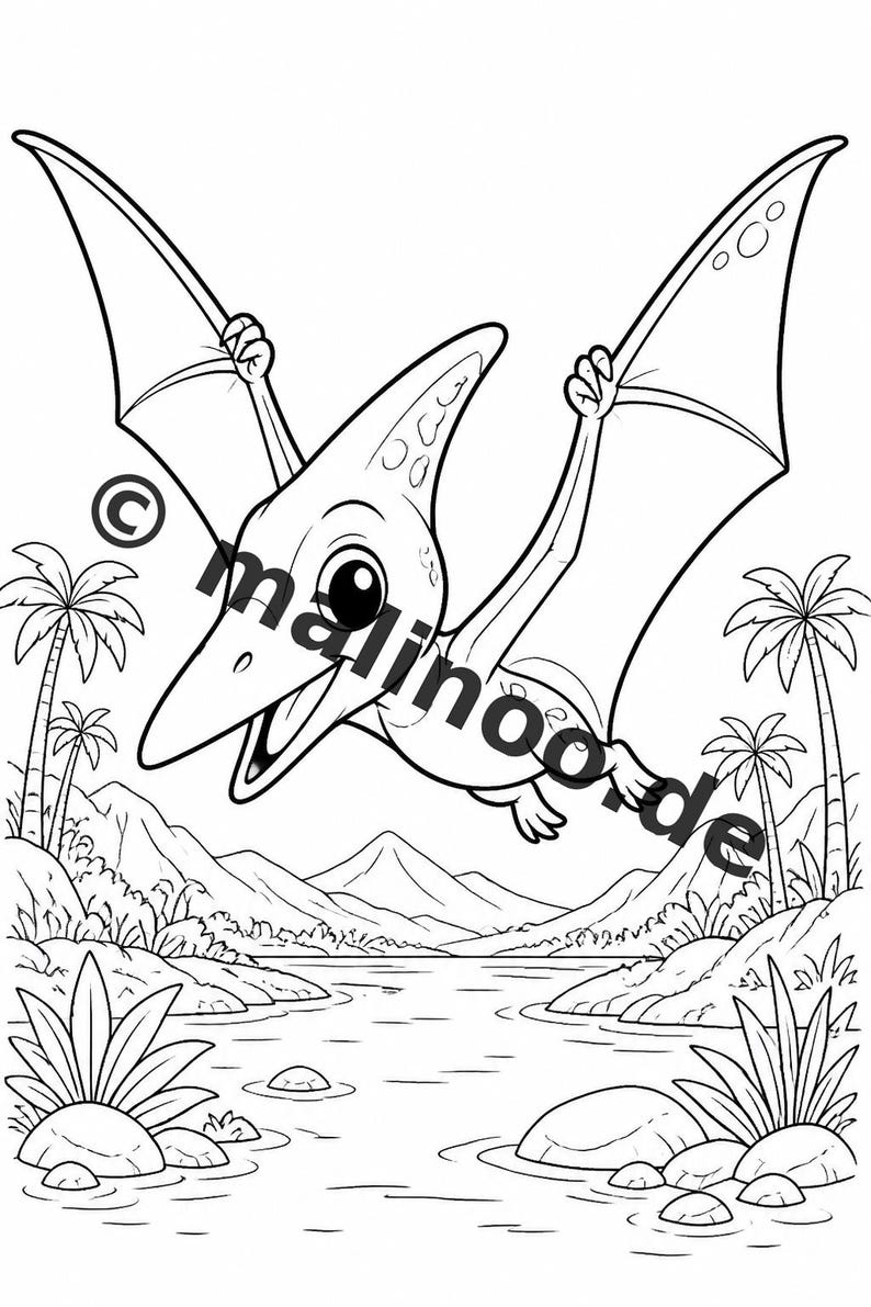 Atividade infantil para mesas de casamento e celebrações familiares: Livro de colorir para imprimir com 100 páginas para colorir de dinossauros bebês (PDF) E4 imagem 12