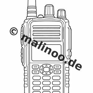 Police Coloring Book PDF Download Digital – 20 Coloring Pages for Children – Book 02 Edition 1 (DIN-A4) image 11