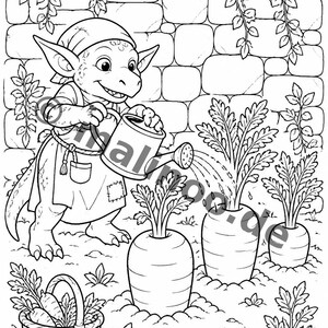 Kobolde kreatives Malbuch ab 6 Jahren – 100 Bilder zum Ausmalen – Geschenkidee für Enkelkinder und Patenkinder (DIN-A4) E3 immagine 9