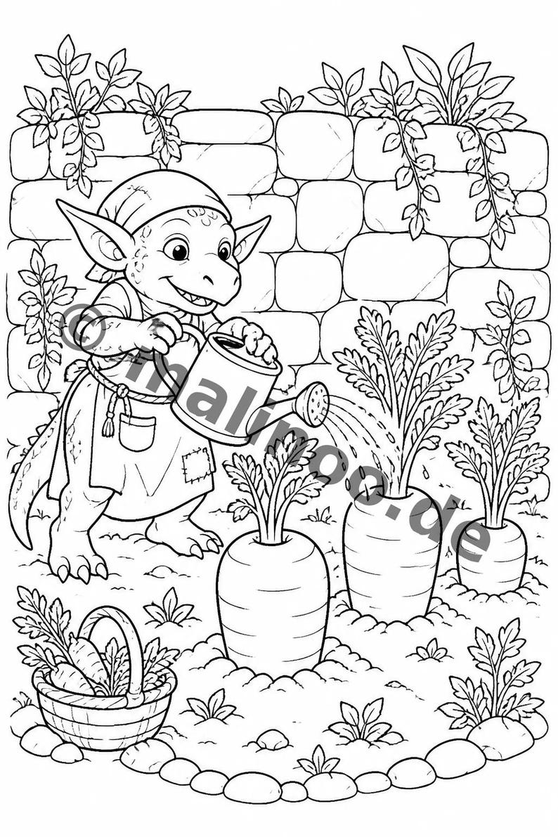 Kobolde kreatives Malbuch ab 6 Jahren – 100 Bilder zum Ausmalen – Geschenkidee für Enkelkinder und Patenkinder (DIN-A4) E3 immagine 9