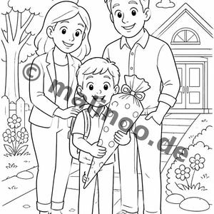 My First Day of School Puzzle Book for Children – for all children who love My First Day of School – 100 puzzle and activity pages (PDF) E1 image 3