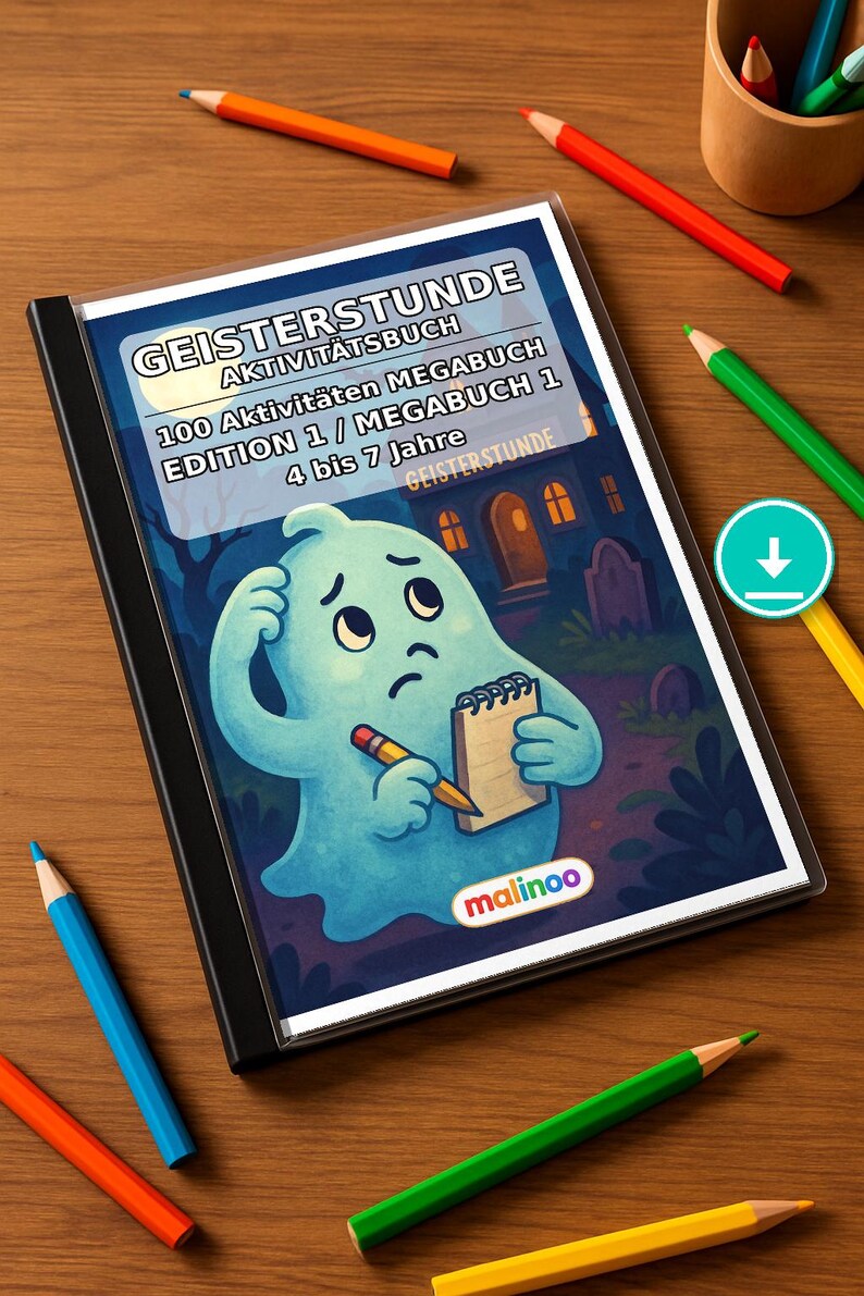 100 Ghost Hour Puzzles for Ages 4 and Up – Activities to Beat Boredom on Rainy Days – Activity Sheets (PDF) E1 image 1