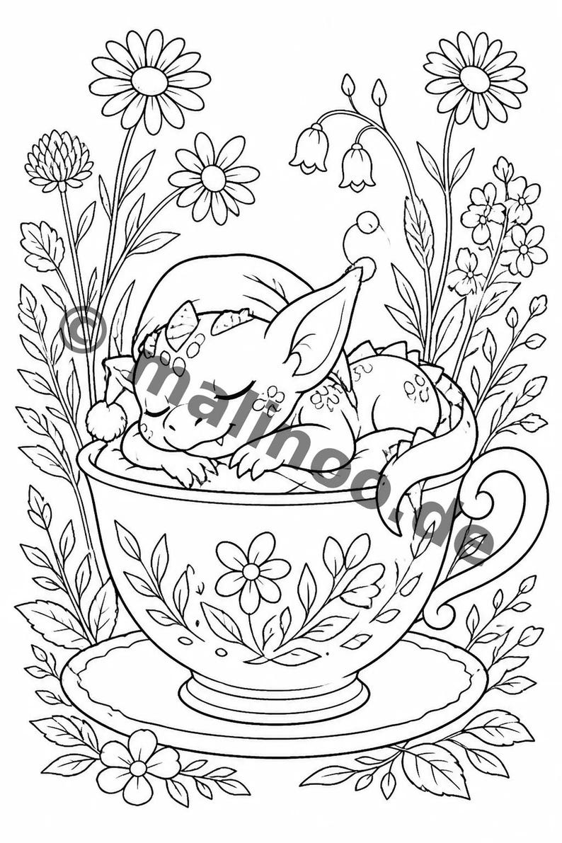 Libro para colorear de duendes para niños de 6 años en adelante: 100 dibujos para colorear: un momento creativo sin pantallas (DIN A4) E5 imagen 8