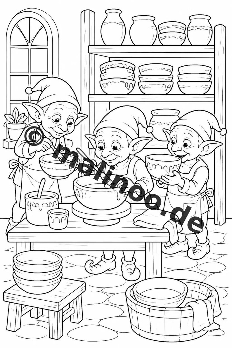 Present till små älvfantaster: Kreativ målarbok med älvor och 100 målarbilder (PDF) E2 bild 10
