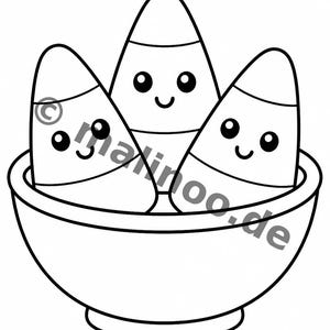 Halloween coloring pages for children – a quiet activity for rainy days at home – 100 coloring pages (PDF) E1 image 4
