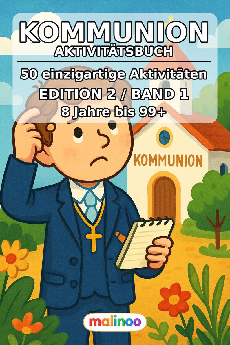 50 Communion Puzzles for Ages 8 and Up – Materials for Teachers, Art Classes and Independent Work – Printable Puzzle Book (PDF) E1/B2 image 2