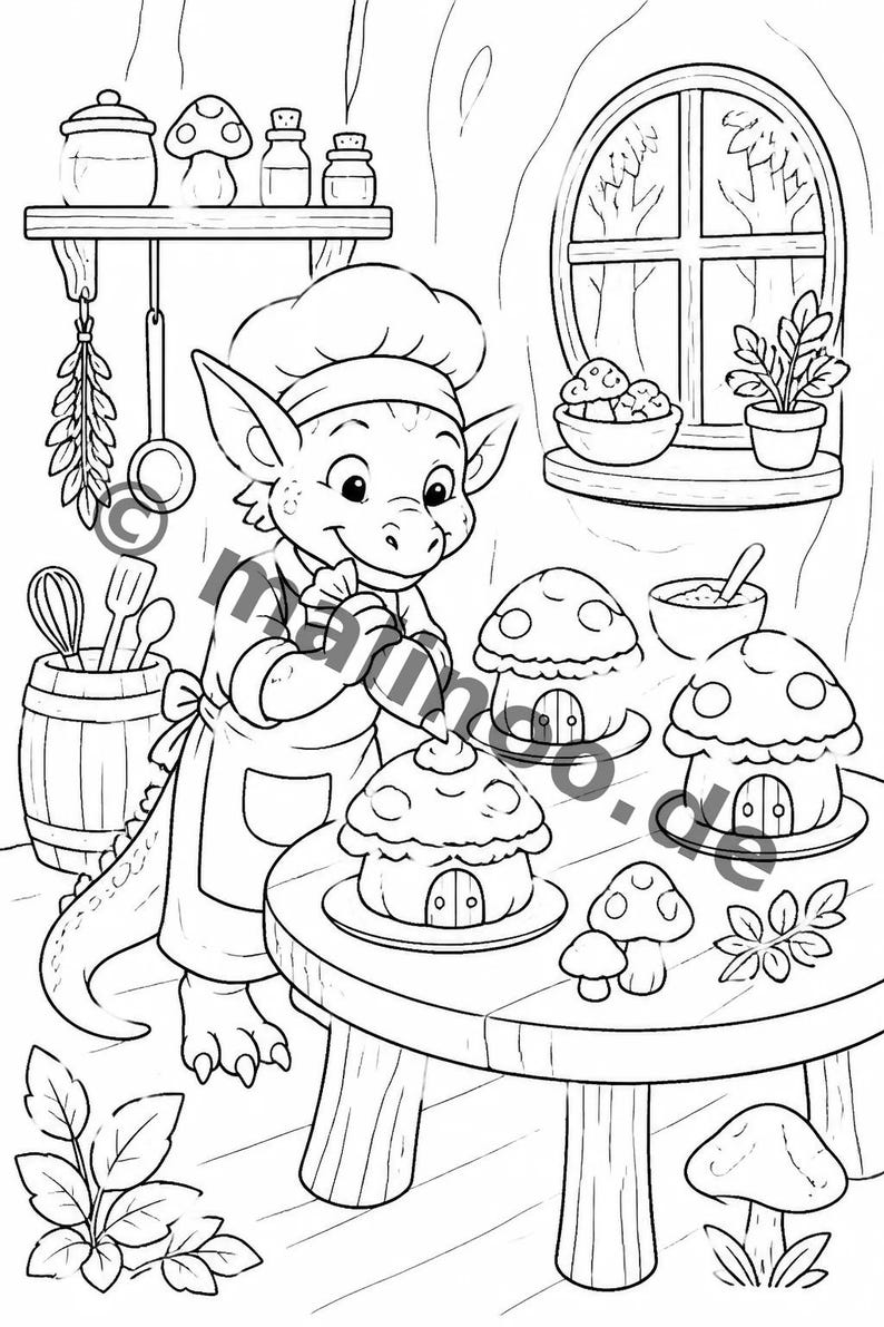 Kobolde kreatives Malbuch ab 6 Jahren – 100 Bilder zum Ausmalen – Geschenkidee für Enkelkinder und Patenkinder (DIN-A4) E3 immagine 13