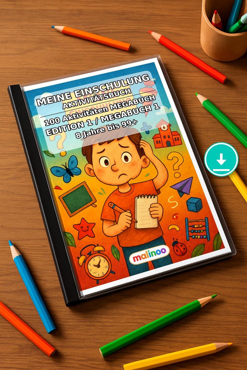 My First Day of School Puzzle Book for Children – for all children who love My First Day of School – 100 puzzle and activity pages (PDF) E1 image 1