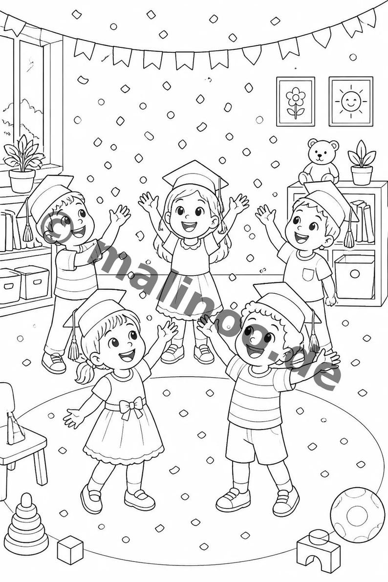100 Kindergarten Graduation Puzzles for Ages 8 and Up – Party Favors for Children's Birthdays and Parties – Activity Sheets (PDF) E1 image 3