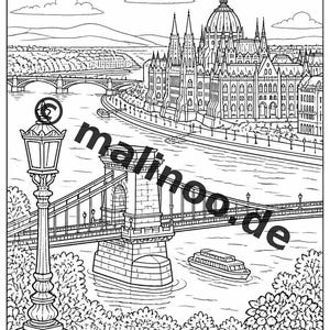 Europa Målarbok PDF Ladda ner digitalt – 20 målarbilder för barn – Bok 06 Utgåva 1 (DIN-A4) bild 8
