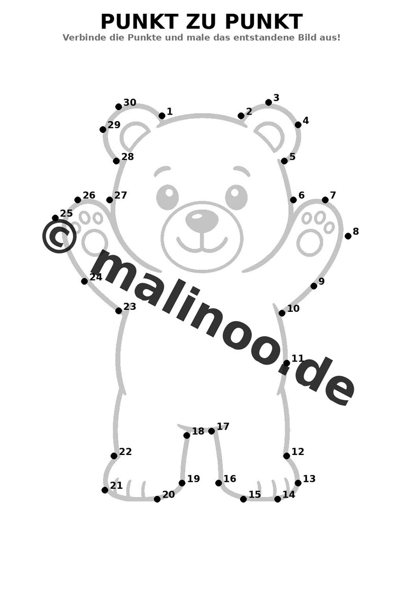Bären Aktivitätsbuch Kinder – 100 Rätsel- und Aktivitätsseiten – gedruckt+lose E1/B1 (DIN-A4) – Geschenk, Beschäftigung, Adventskalender Bild 11