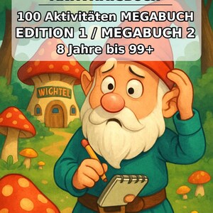 Unterrichtsmaterial für Grundschule und Vertretungsstunde: Wichtel Beschäftigungsblätter mit 100 Rätsel- und Aktivitätsseiten (PDF) E1 Bild 2