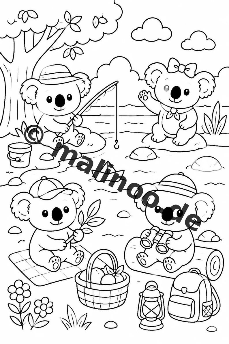 Koala's Activity Book for Children – 100 Puzzle and Activity Pages – Printed + Loose E1/B1 (DIN A4) – Gift, Activity, Advent Calendar image 5